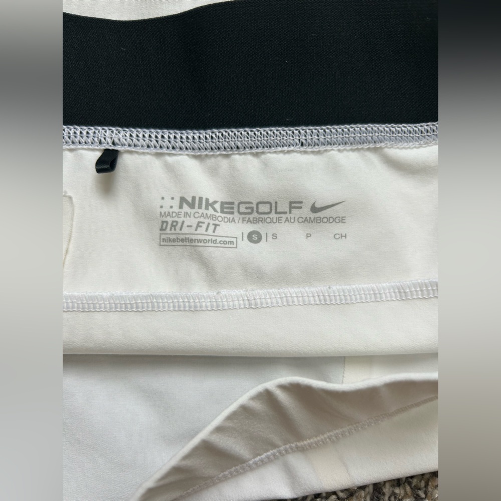 Nike Wome’s White Golf Dri-Fit Skirt and Under Shorts size small - Picture 6 of 13